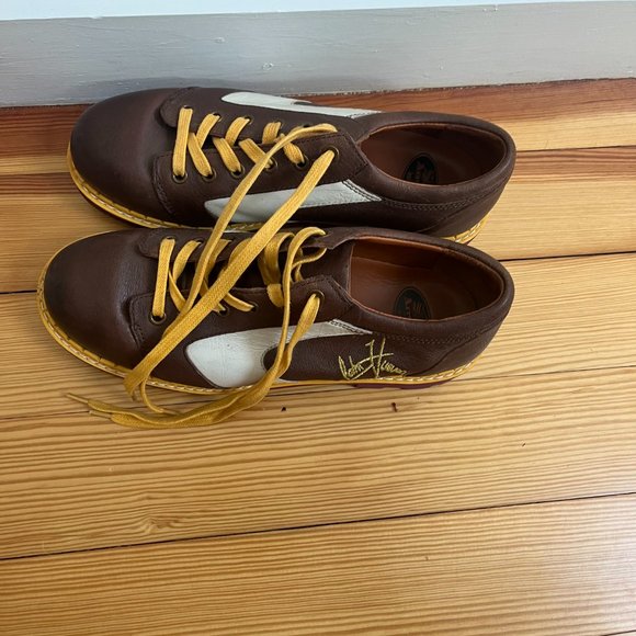 John Fluevog Discontinued 7th Heaven Racer Contrast Derby Lace Up SIze 8 Mens - Picture 2 of 4